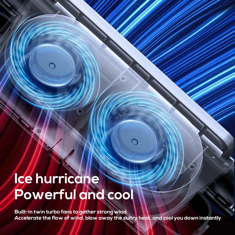 Car Headrest Cooling Air Fan 3 Speeds Adjustable Car Interior Rear Headrest Fan Cooler Air Cooling Fan Summer Car Accessories