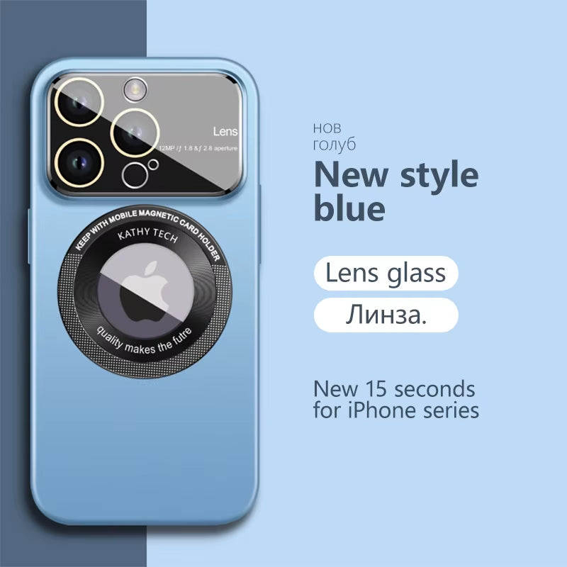 Luxury for Magsafe Magnetic Phone Cases for Iphone 15 14 13 12 11 Pro Max plus Case Wireless Charge Matte Shockproof Back Cover