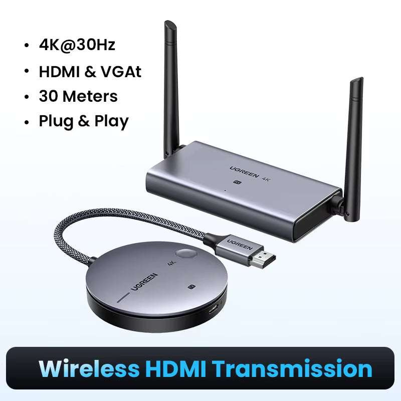 【NEW-IN】 Wireless HDMI Extender Video Transmitter & Receiver Kit 5G 50M Transmits Display Dongle for TV PC PS5/4 Monitor