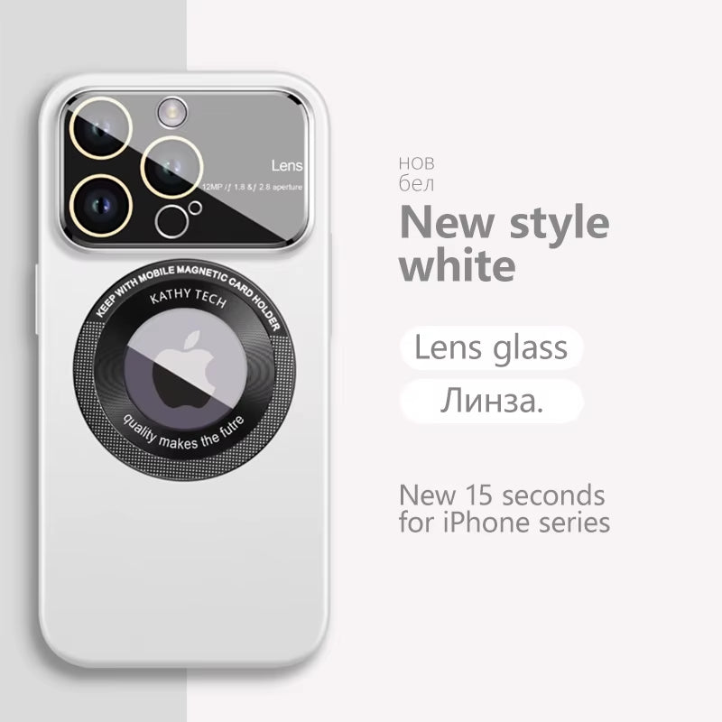 Luxury for Magsafe Magnetic Phone Cases for Iphone 15 14 13 12 11 Pro Max plus Case Wireless Charge Matte Shockproof Back Cover