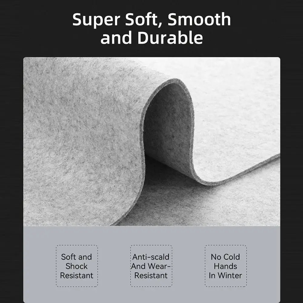 Gaming Accessories Wool Felt Mouse Pad Large Size Writing Mat Keyboard Mice Mat Non-Slip Home Office Computer Desk Protector