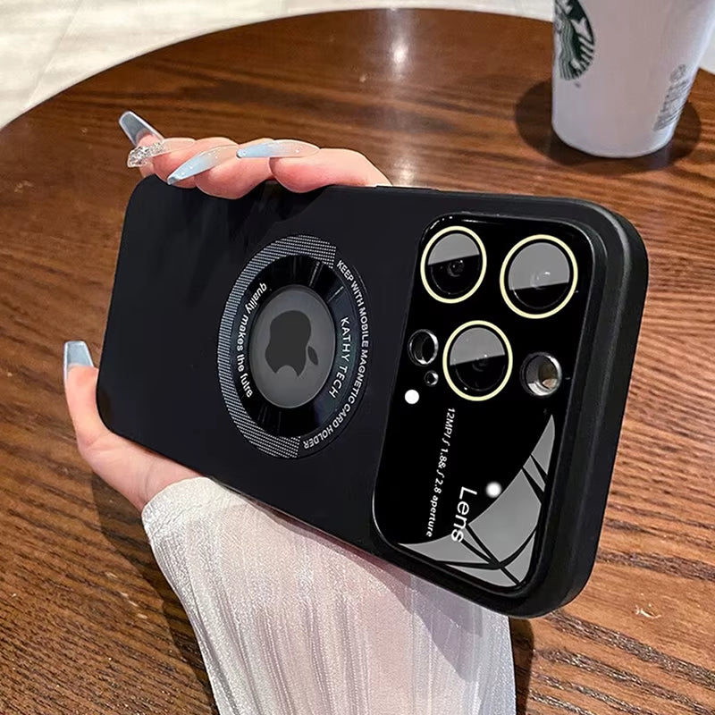 Luxury for Magsafe Magnetic Phone Cases for Iphone 15 14 13 12 11 Pro Max plus Case Wireless Charge Matte Shockproof Back Cover