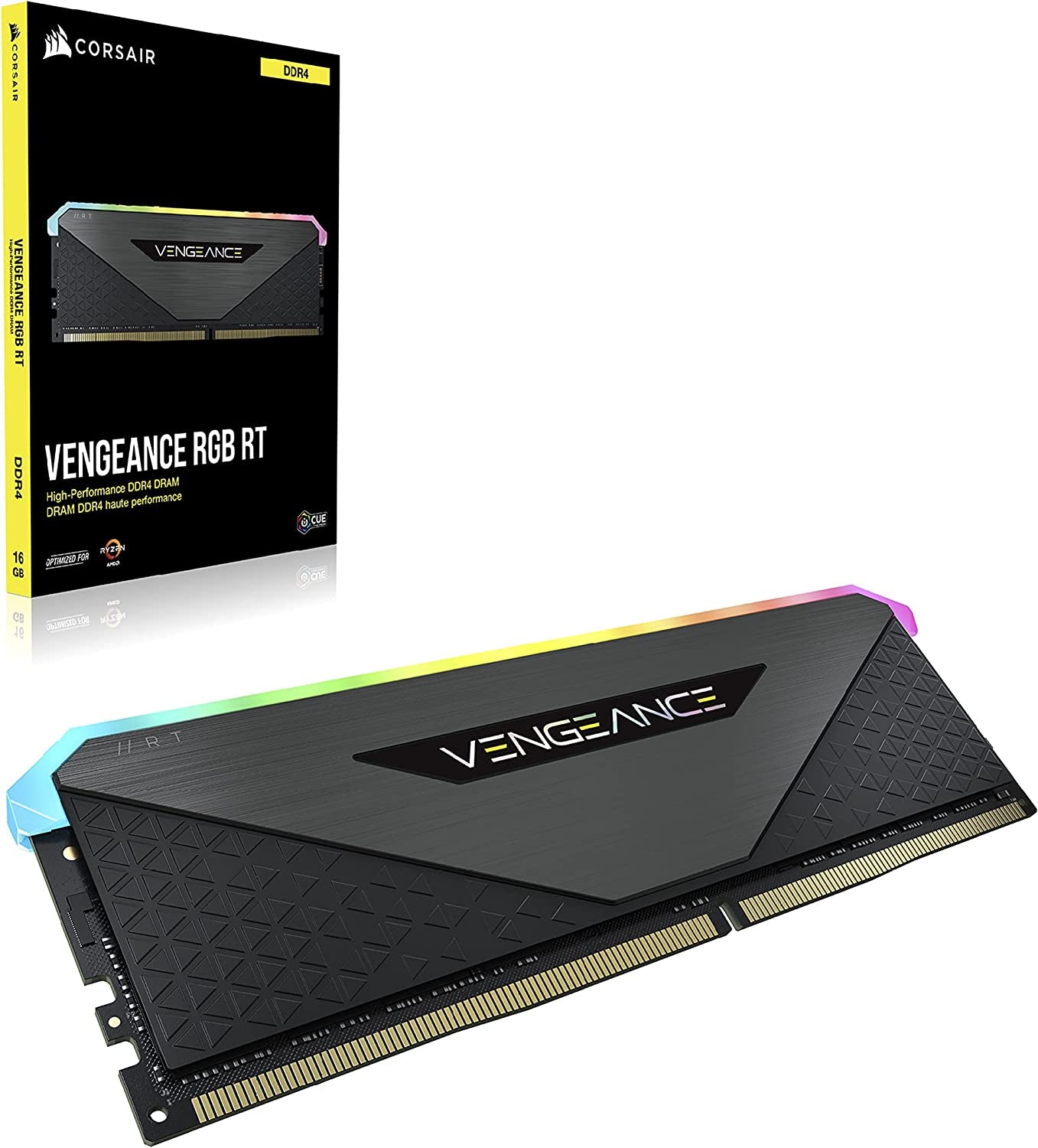 Vengeance RGB RT 32GB (2X16Gb) DDR4 3600 (PC4-28800) C18 1.35V Desktop Memory